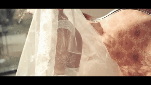 bride caption lingerie clip
