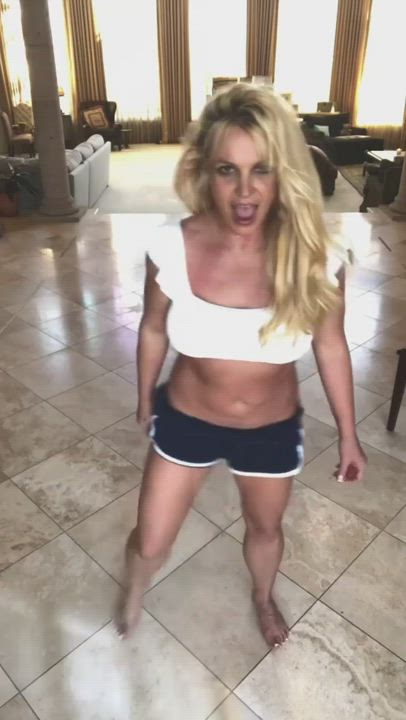 Britney Spears Dancing See Through Clothing clip
