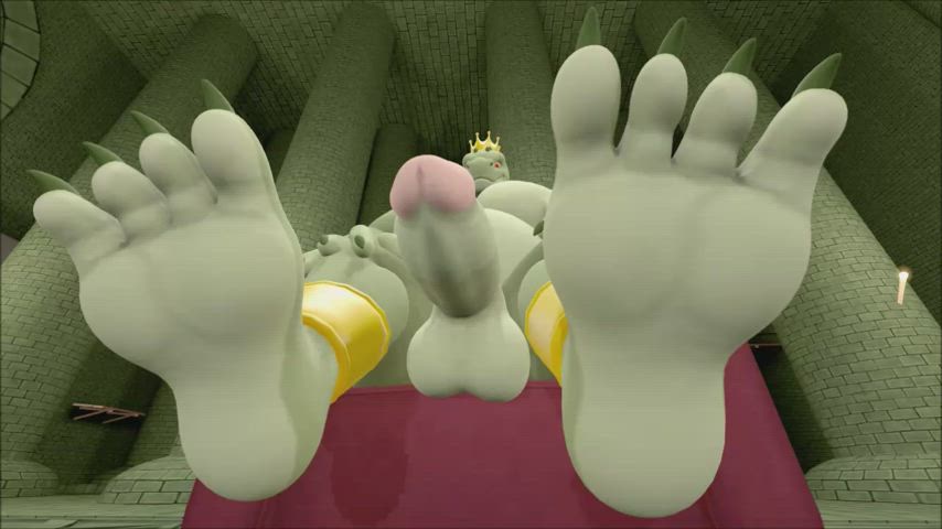 3D Animation Foot Nude SFM clip