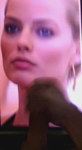 celebrity jerk off margot robbie tribute clip