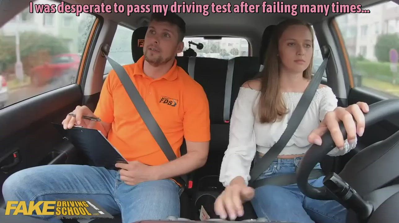Desperate Teen passed her Driving test! [Slut lifestyle]