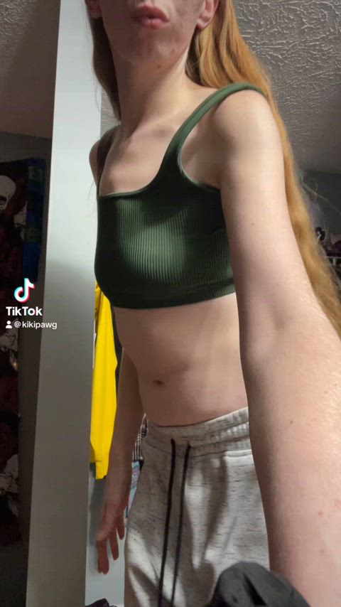 clothed sports bra tiktok clip