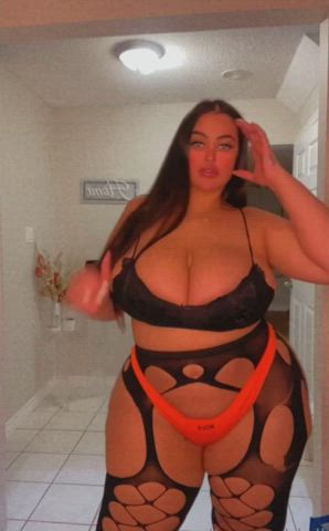 BBW Big Ass Big Tits Lingerie Thick clip