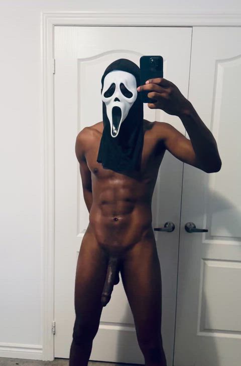 Let me scare you, then dick you down. 