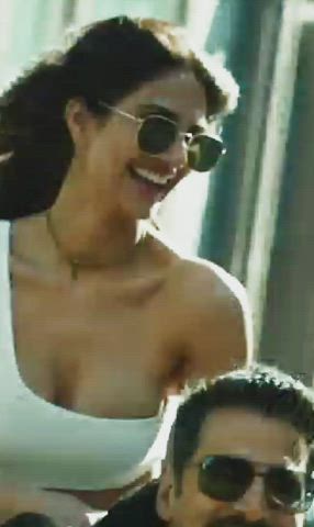 Got my attention on Vaani Kapoor's Firm tits from Her upcoming movie trailer