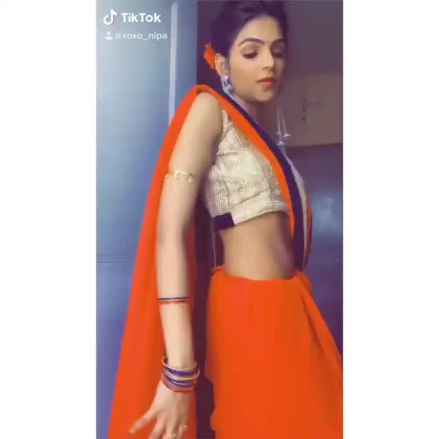 dance nipa patel saree clip