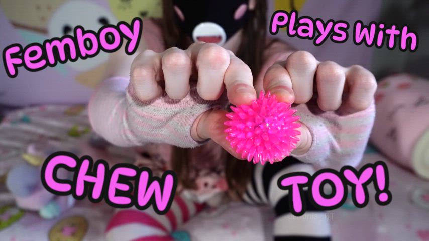 ballplay balls cumshot femboy foreskin sex toy toy toys trans trans woman clip