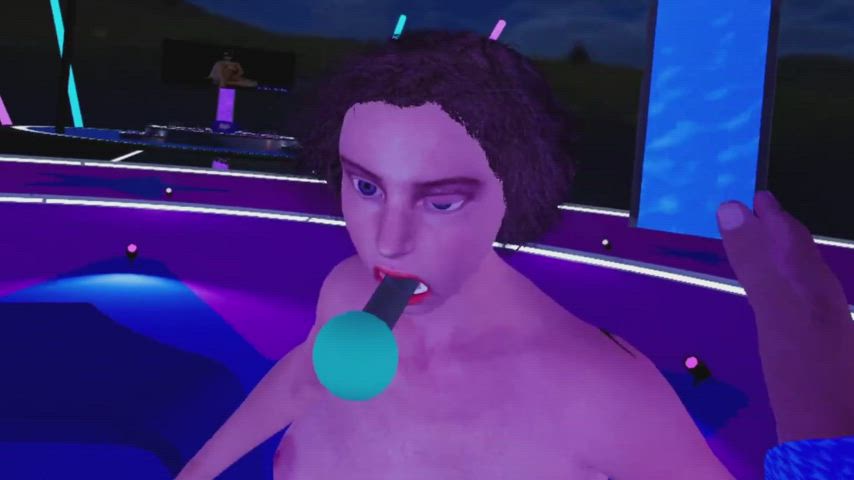 3D Blowjob Close Up Dildo Elizabeth Hair Oral POV Toy VR Porn GIF by tfpvrteam