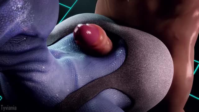 3744971 - Asari Liara_T'Soni Mass_Effect animated blender tyviania webm