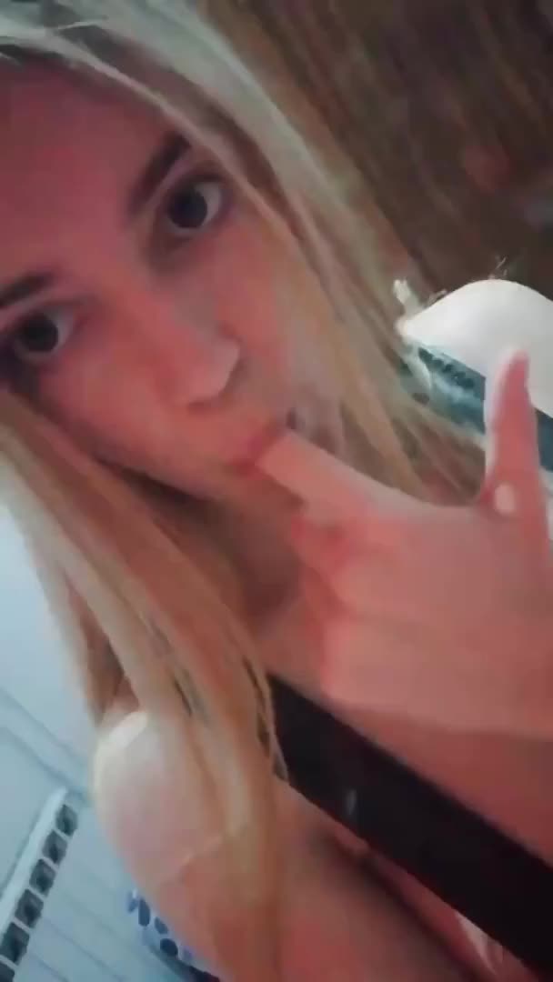 Teen finger sucking
