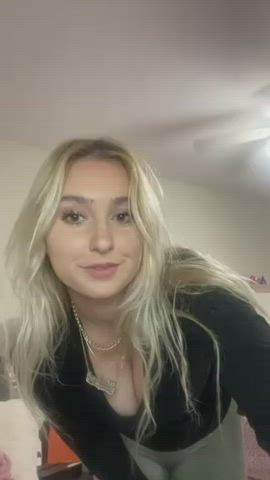 big tits blonde tiktok clip