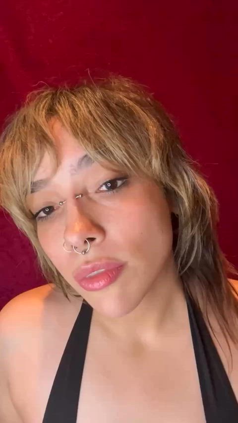 long tongue pierced piercing tongue tongue fetish clip