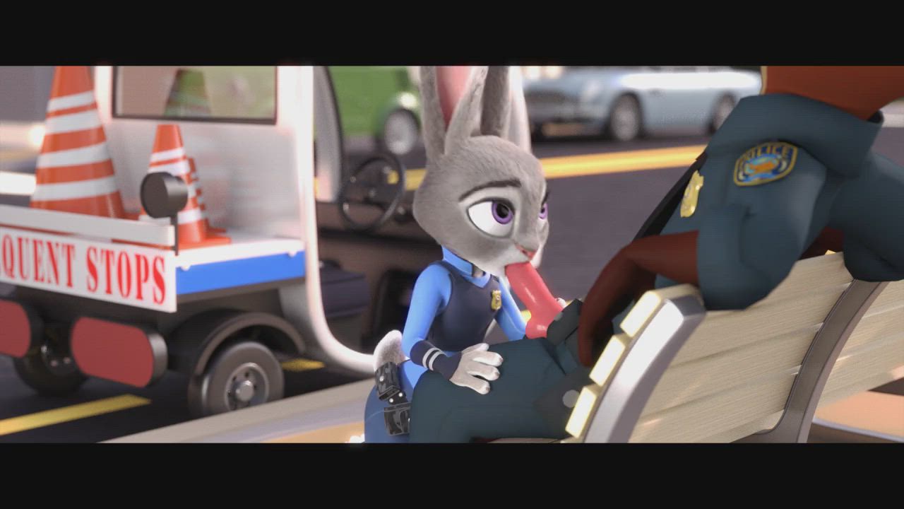 Animation Blowjob Bunny Exhibitionism Exhibitionist Outdoor Police Public clip