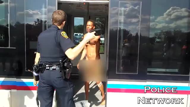 Police Taze Naked Man After Slapping Officer