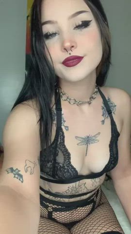 Goth Tits White Girl clip