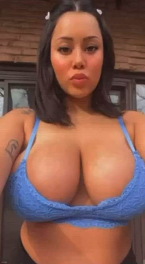 big tits huge tits latina tits titty drop clip