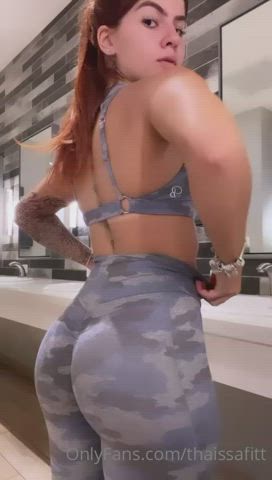 Bubble Butt Girls Gym clip