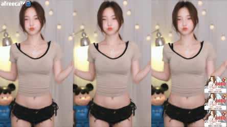 Asian Cute Dancing Korean Skinny clip