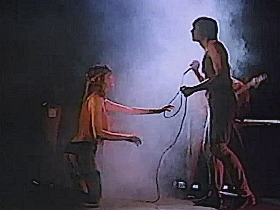 Laura Lazare, Private Moments (1983) [60fps, upscaled] bj fantasy on rock stage