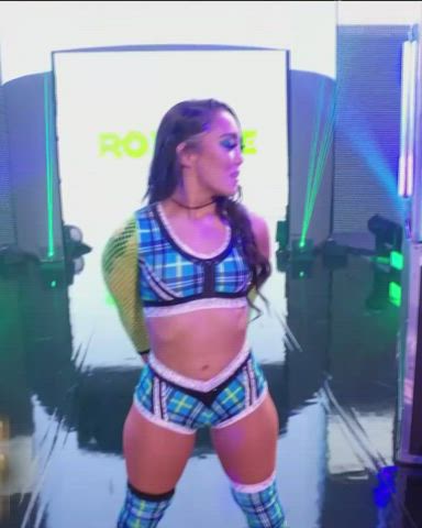 ass cute thick thighs wrestling clip