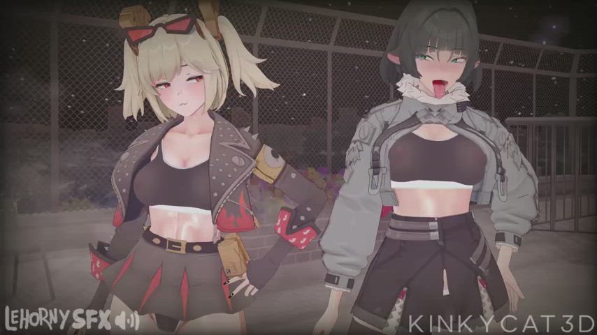 Jane X Burnice Orgy [KINKYCAT3D]