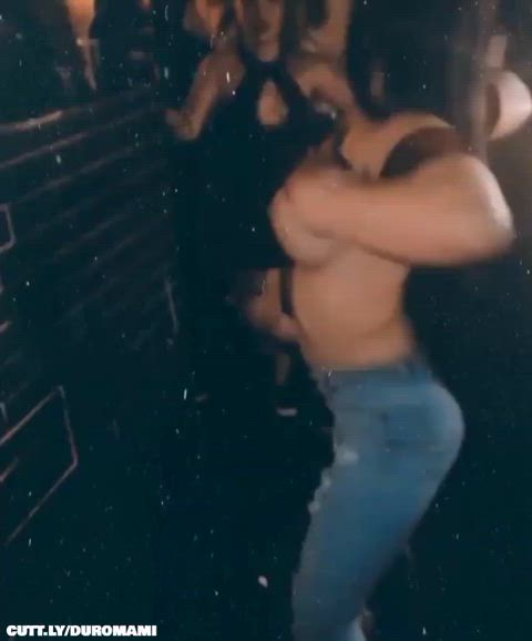 amateur big tits club dancing flashing nightclub public topless trashy trashy boners