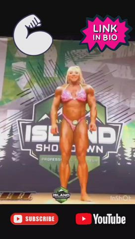 bodybuilder muscles muscular girl clip