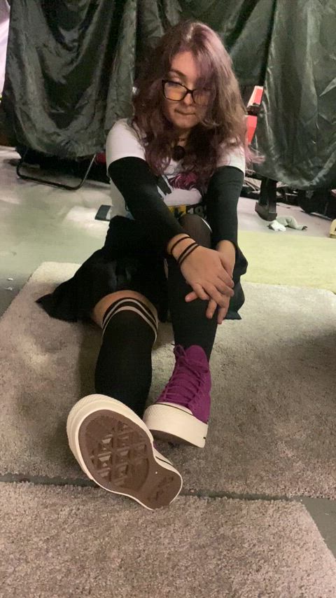 💜[OC]Taking Off My New Chucks…💜