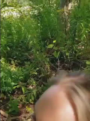 Cum hungry mom in the Park