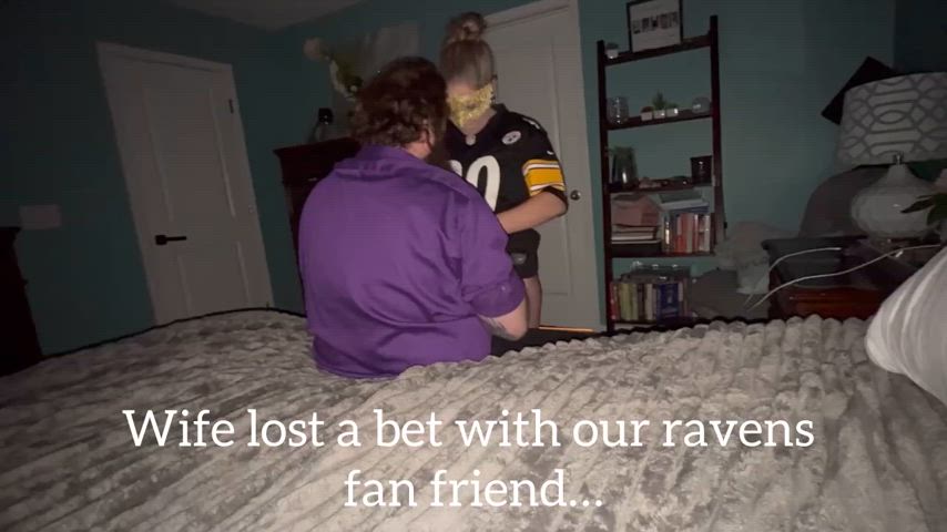 We went to see the Steelers Ravens game with a friend who’s a ravens fan. I told