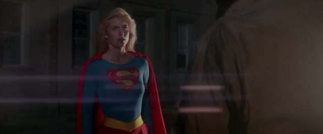 Supergirl Superkick To Patron Through Wall TimeLineMovie-4k