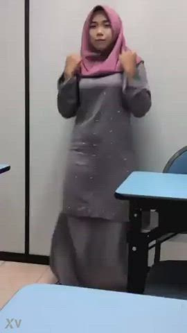 asian dancing hijab indonesian malaysian muslim teen clip