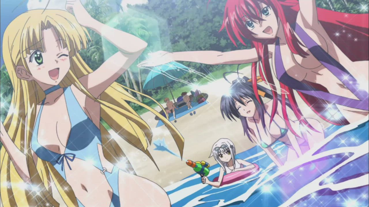Anime Beach Big Tits Bikini Ecchi Swimsuit clip