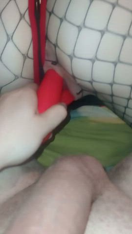 I love it when he fucks me with my toys
