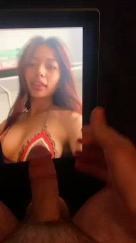 Asian tits were calling for cum (SOUND ON)