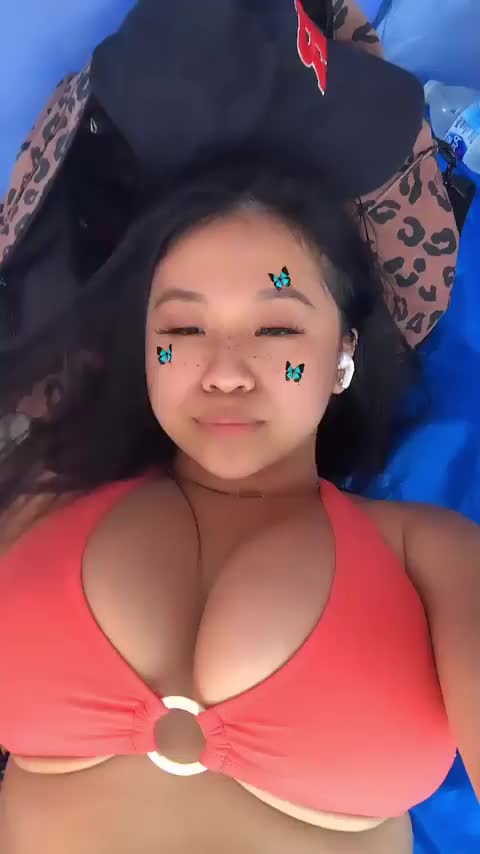 This Busty Asian needs a huge load to Cover her Huge Tits