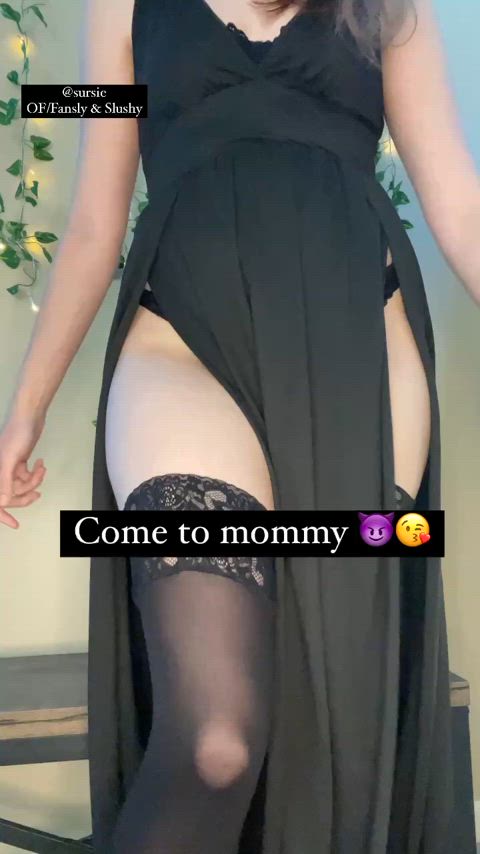 goth mom onlyfans step-mom stockings thick thighs thighs thong tiktok amateur-girls