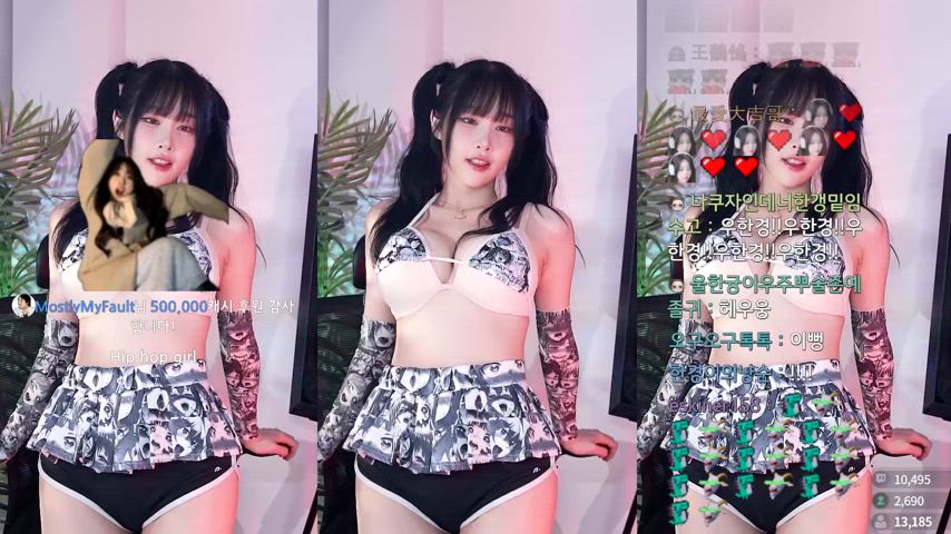 asian big tits dancing korean clip