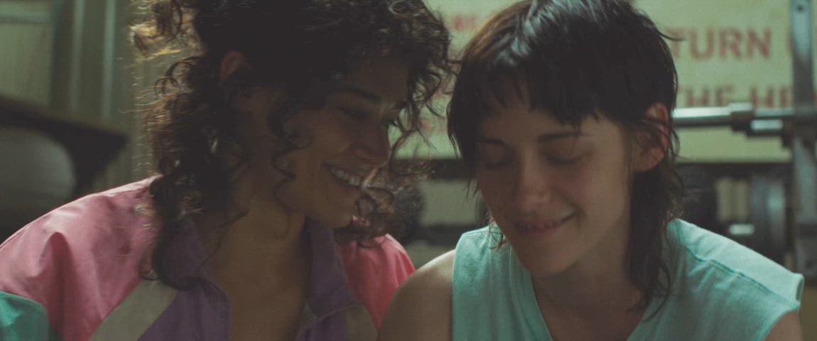 Katy O'Brian & Kristen Stewart in Love Lies Bleeding