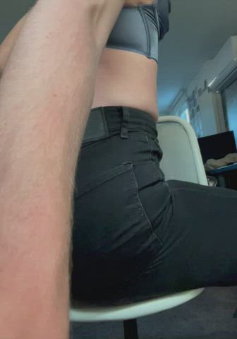 ass ass clapping femboy gay jeans sissy tight ass twink clip