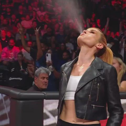 babe redhead wrestling clip