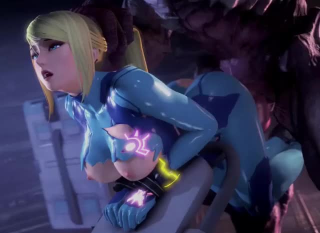 Samus taking that big cock like a good slut