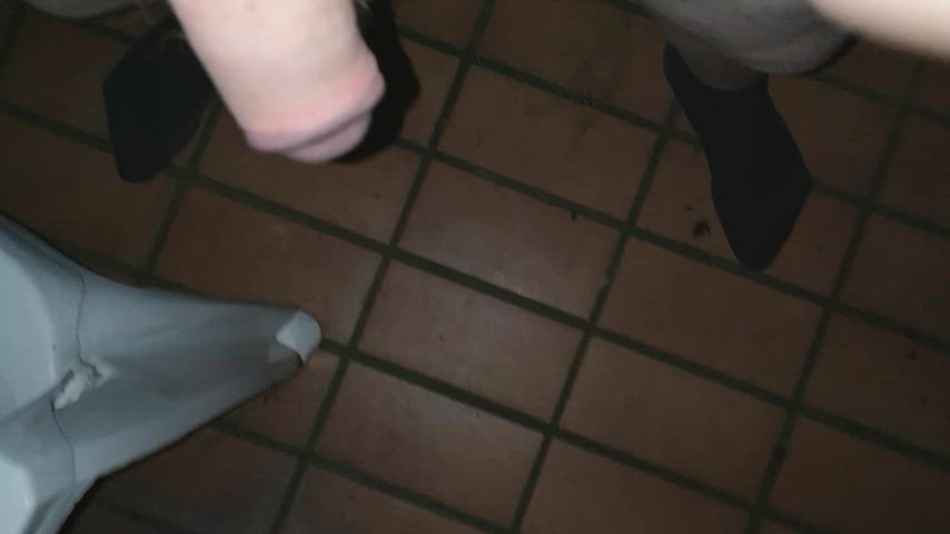 masturbating public small cock small dick clip