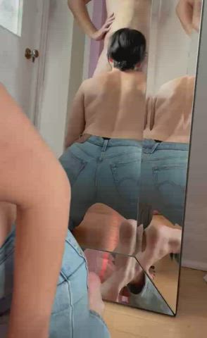 blowjob in the mirror