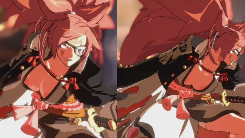 Baiken Nipslip (Fusrokameha) [Guilty Gear]