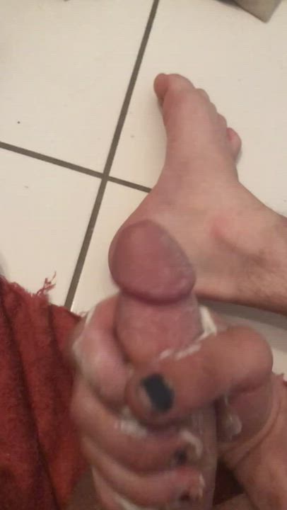 Big cum after a long day at work