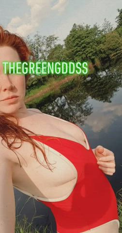Ass Femdom Findom Goddess Redhead Swimsuit Worship clip