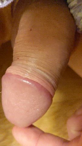 Masturbating before locking the chastity cage and going to work 😏