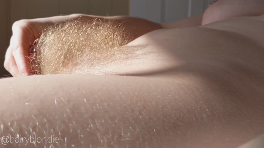 blonde hairy pussy pubic hair clip