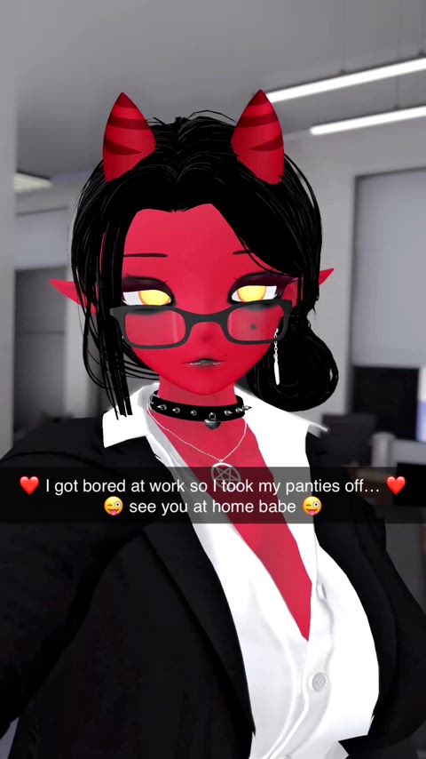 Girlfriend sends you snaps from work